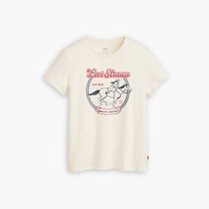 Levi's White Graphic Tee - size XL